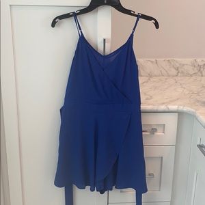 Royal blue romper